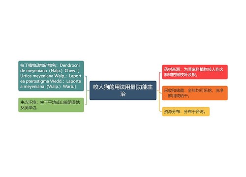 咬人狗的用法用量|功能主治