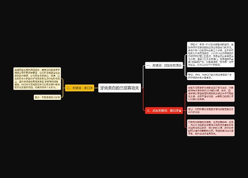 牙齿美白的三招真功夫