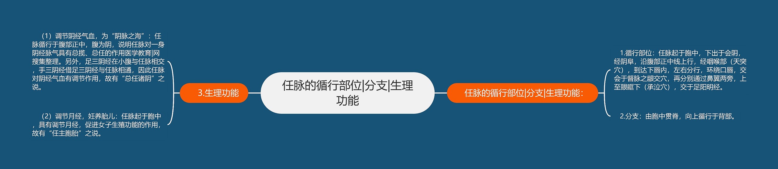 任脉的循行部位|分支|生理功能 任脉的循行部位|分支|生理功能