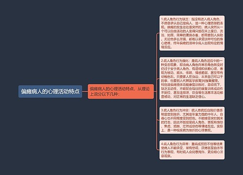 偏瘫病人的心理活动特点