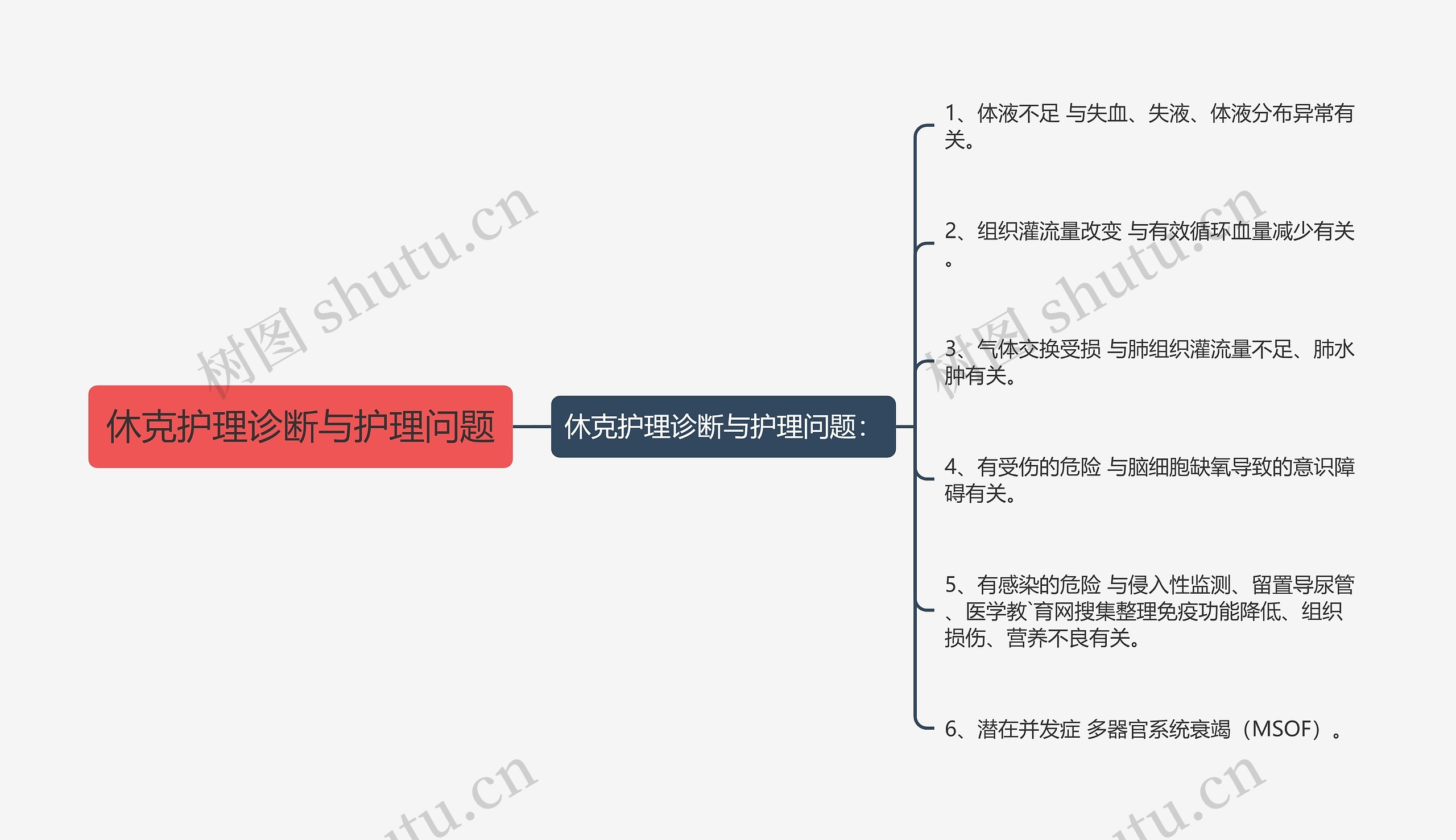 休克护理诊断与护理问题