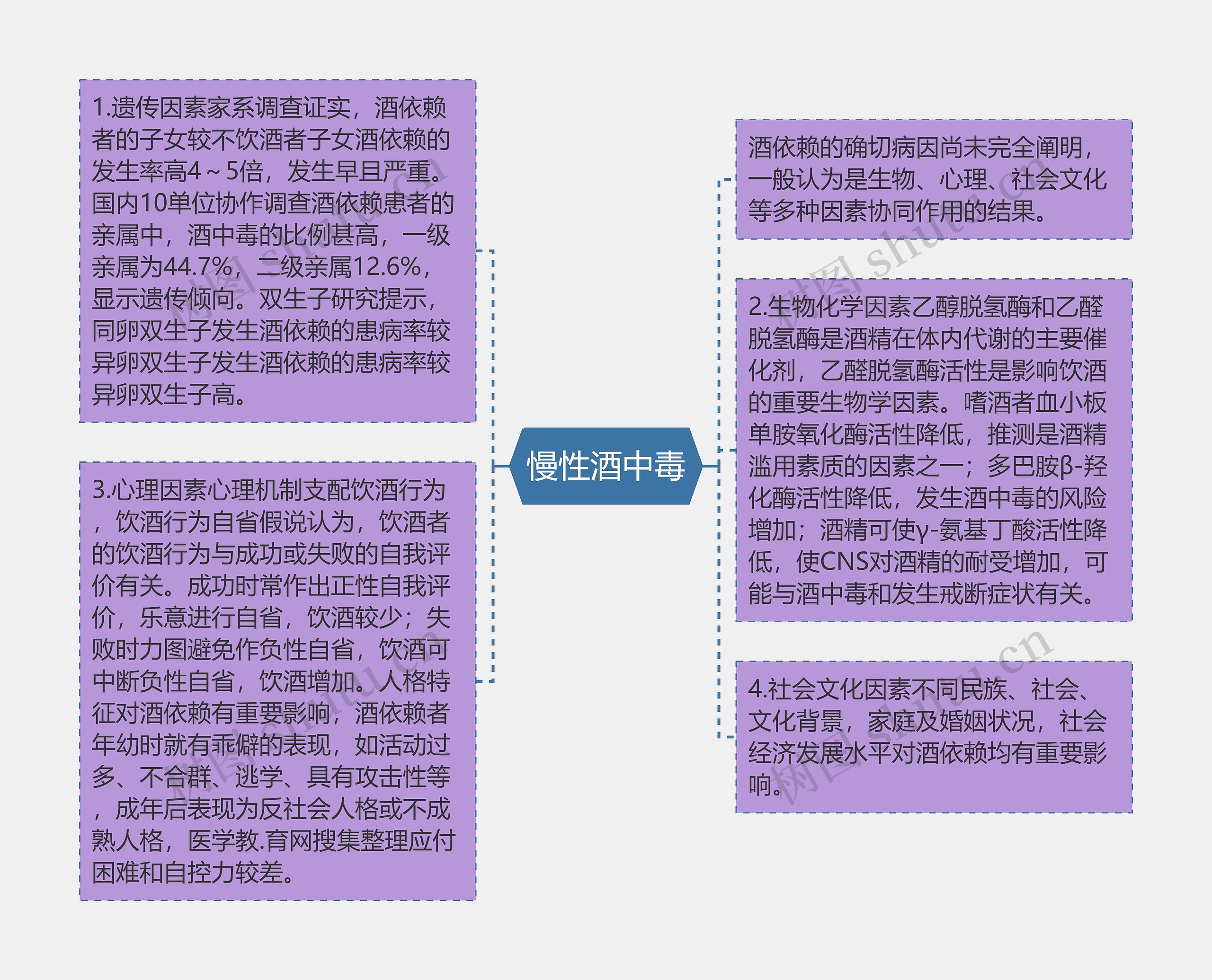 慢性酒中毒思维导图