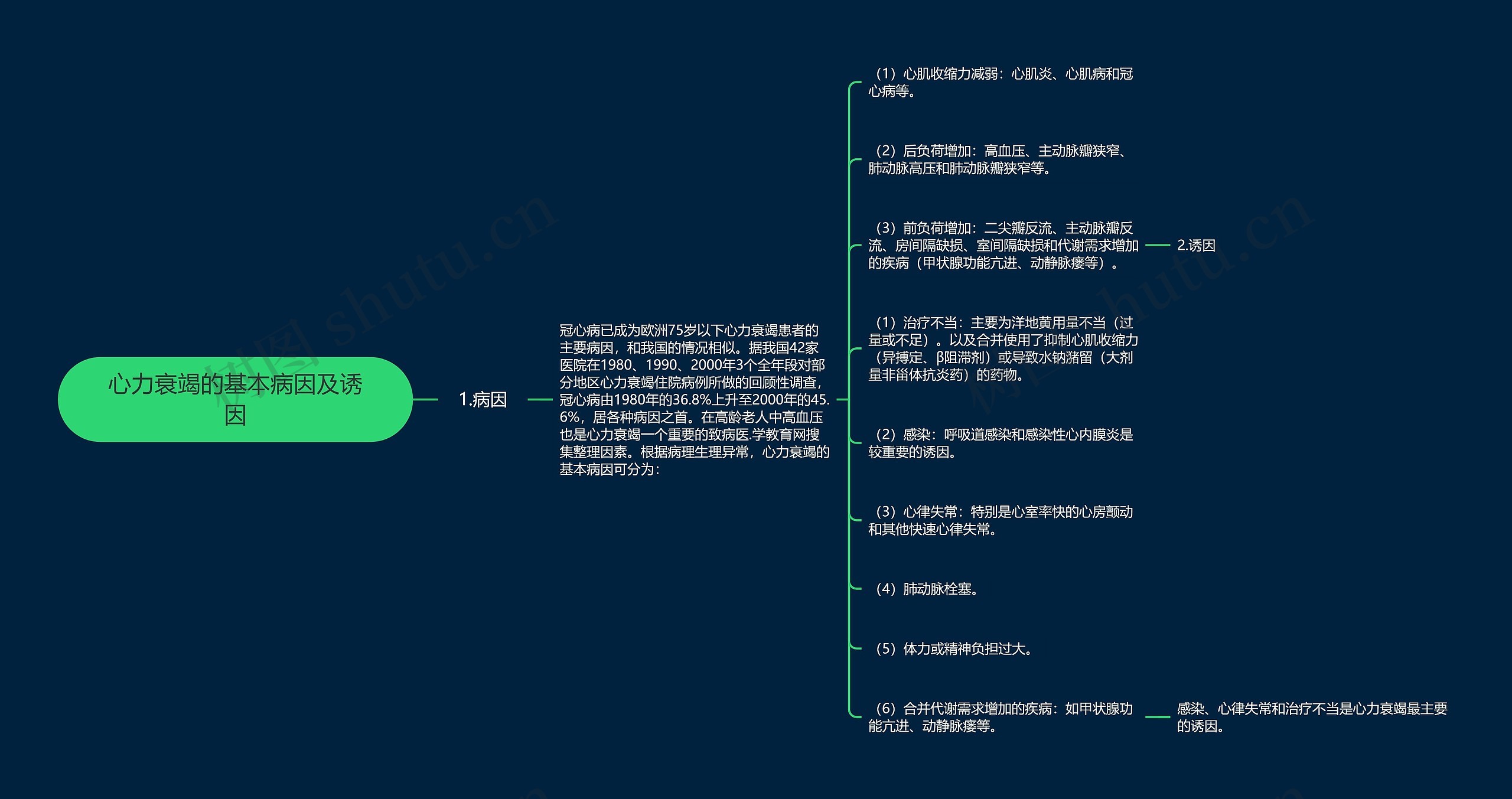 心力衰竭的基本病因及诱因