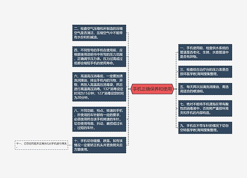 手机正确保养和使用