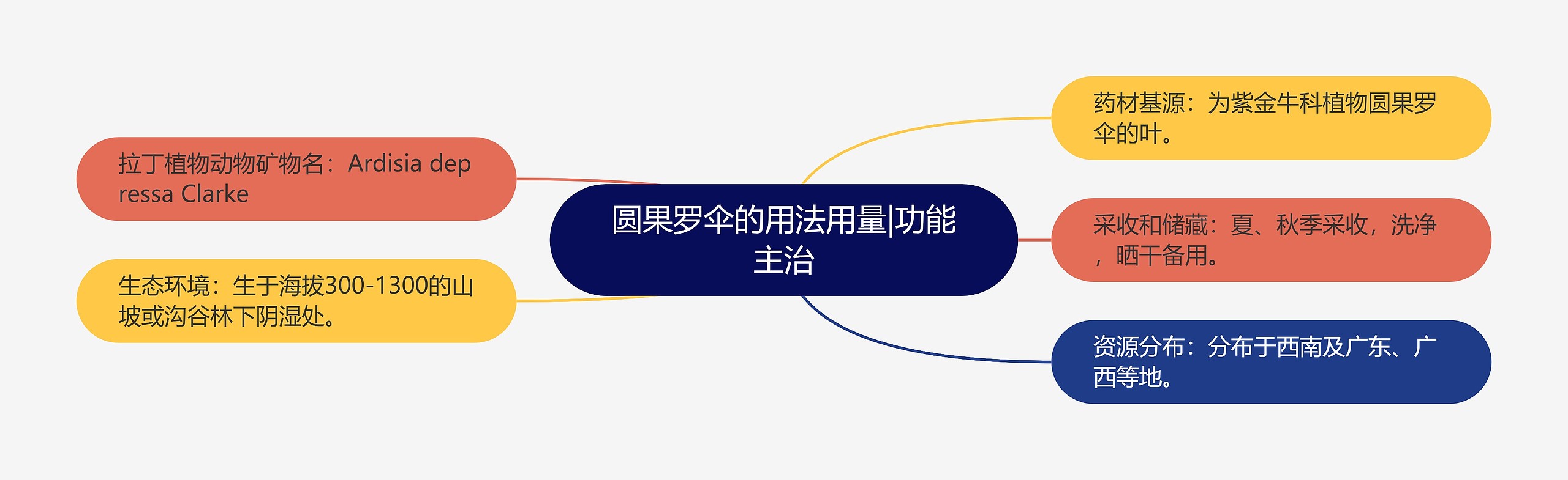 圆果罗伞的用法用量|功能主治 圆果罗伞的用法用量|功能主治