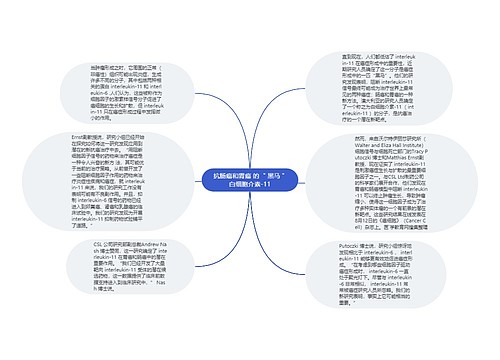 抗肠癌和胃癌 的 ＂黑马＂白细胞介素-11