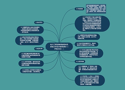 电力工程设备招标程序及招标文件范本第Ⅲ部分（评标办法）二