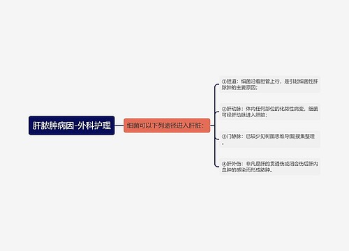 肝脓肿病因-外科护理