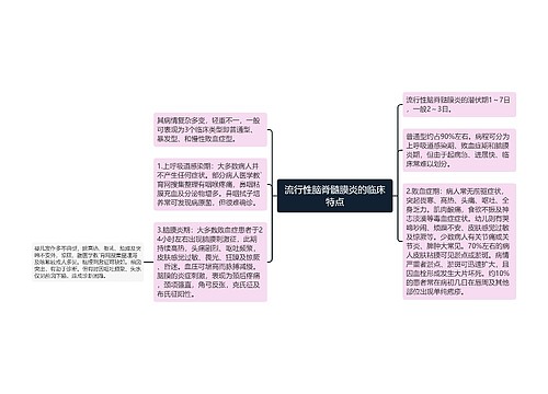 流行性脑脊髓膜炎的临床特点