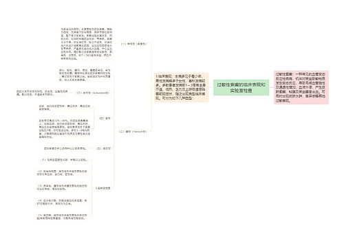 过敏性紫癜的临床表现和实验室检查