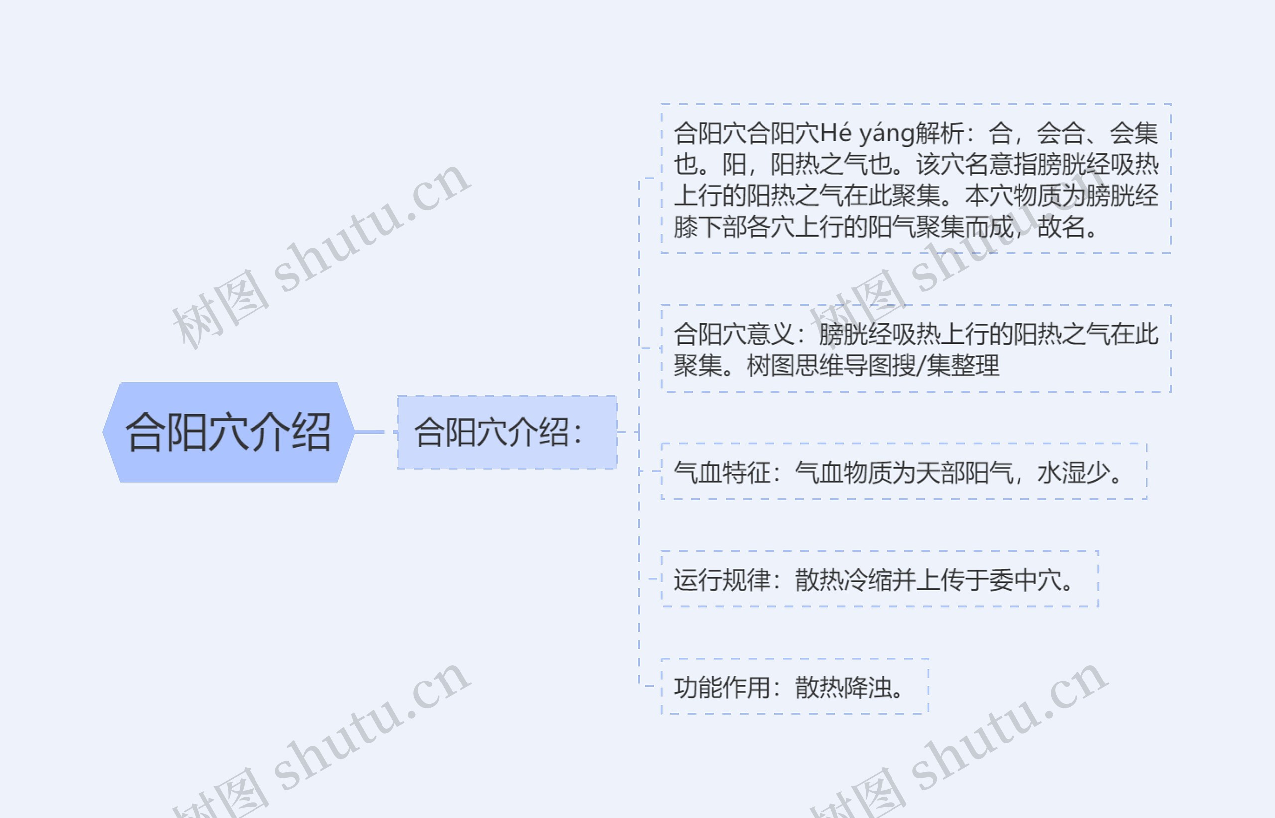 合阳穴介绍思维导图