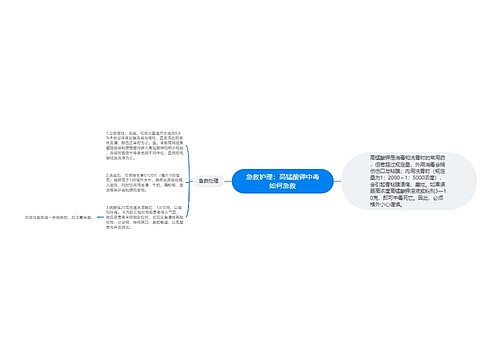 急救护理：高锰酸钾中毒如何急救