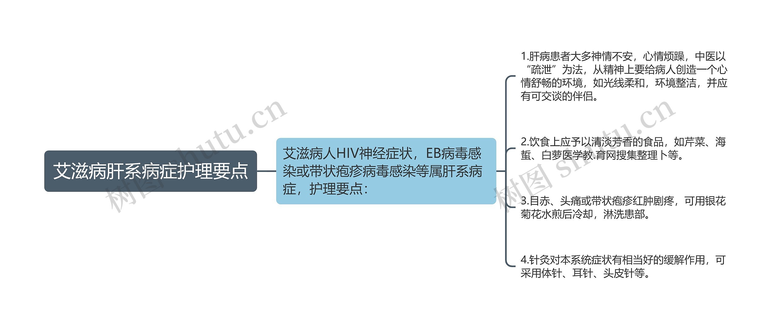 艾滋病肝系病症护理要点