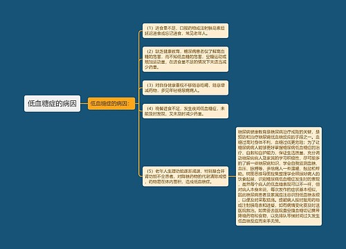 低血糖症的病因