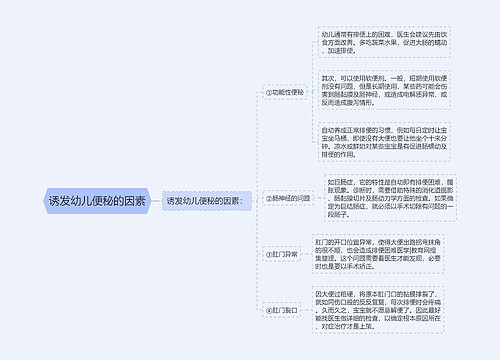 诱发幼儿便秘的因素