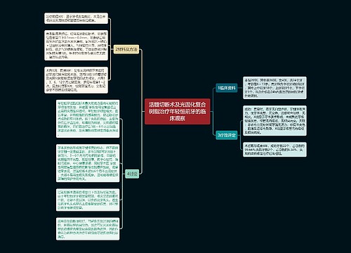 活髓切断术及光固化复合树脂治疗年轻恒前牙的临床观察