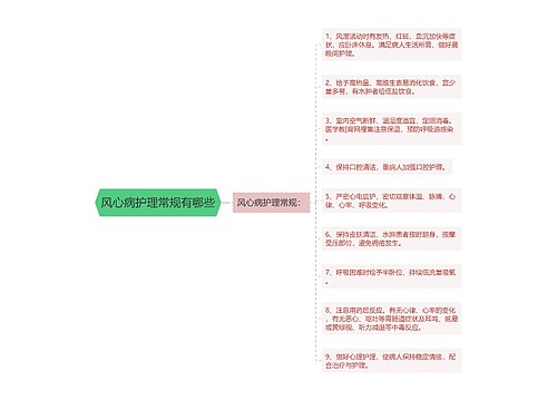 风心病护理常规有哪些