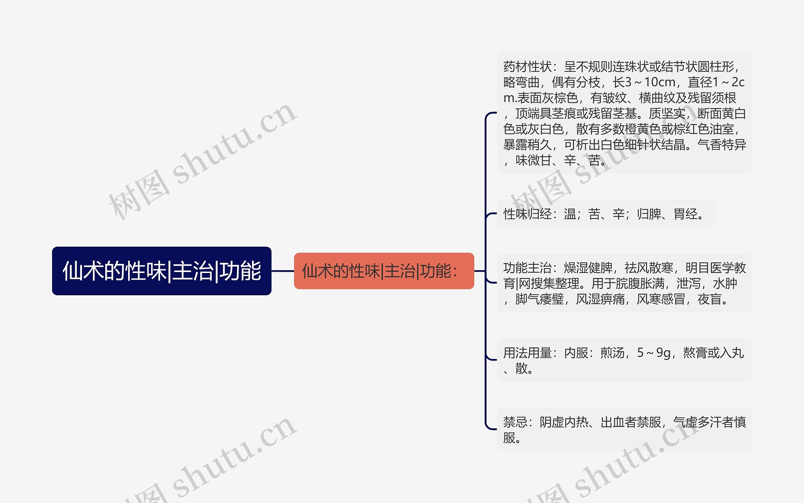 仙术的性味|主治|功能