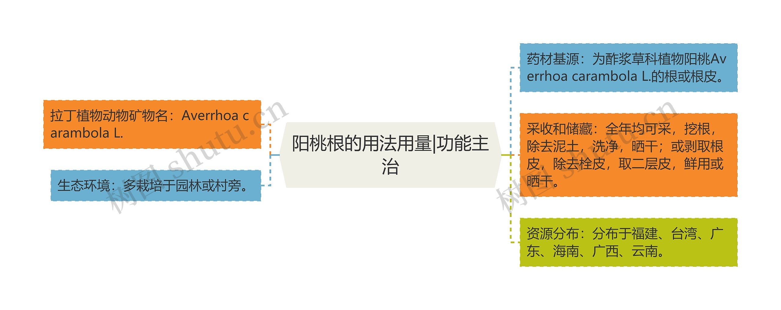 阳桃根的用法用量|功能主治