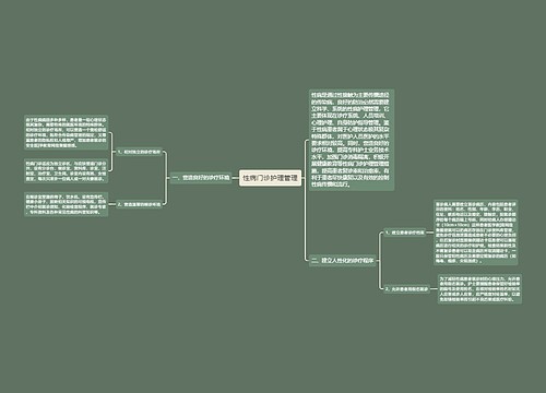 性病门诊护理管理