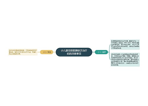 小儿腺苷脱氨酶缺乏治疗前的注意事项