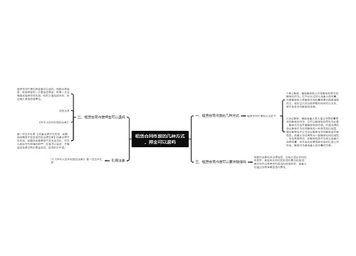 租赁合同作废的几种方式，押金可以退吗