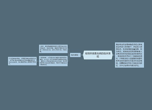 玻璃体猪囊虫病的临床表现