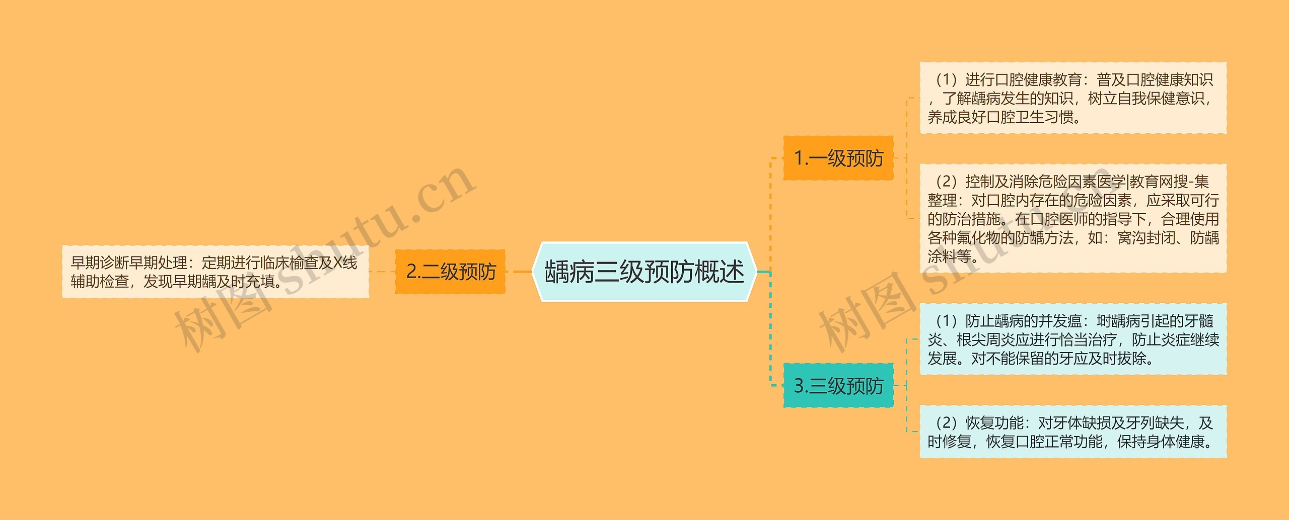 龋病三级预防概述 龋病三级预防概述