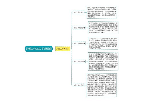 护理工作方式-护理管理