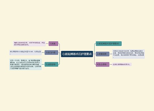 心脏起搏器术后护理要点