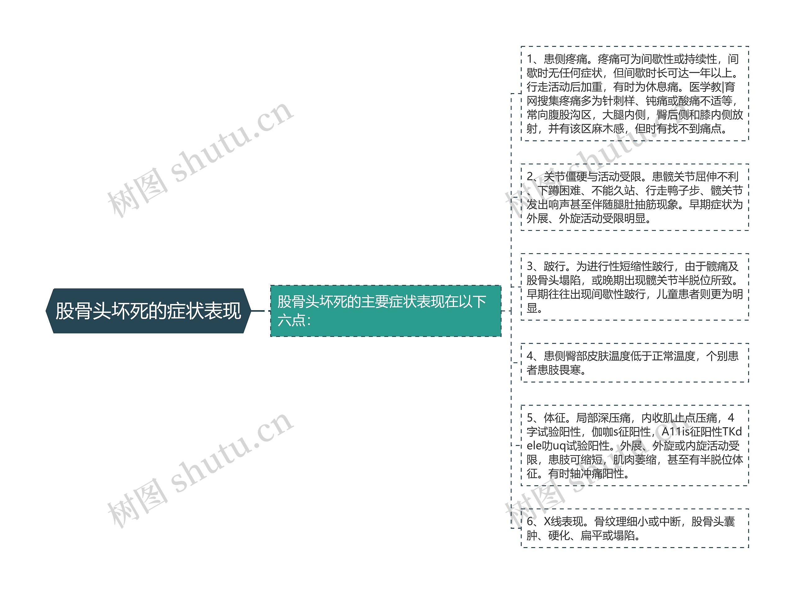 股骨头坏死的症状表现