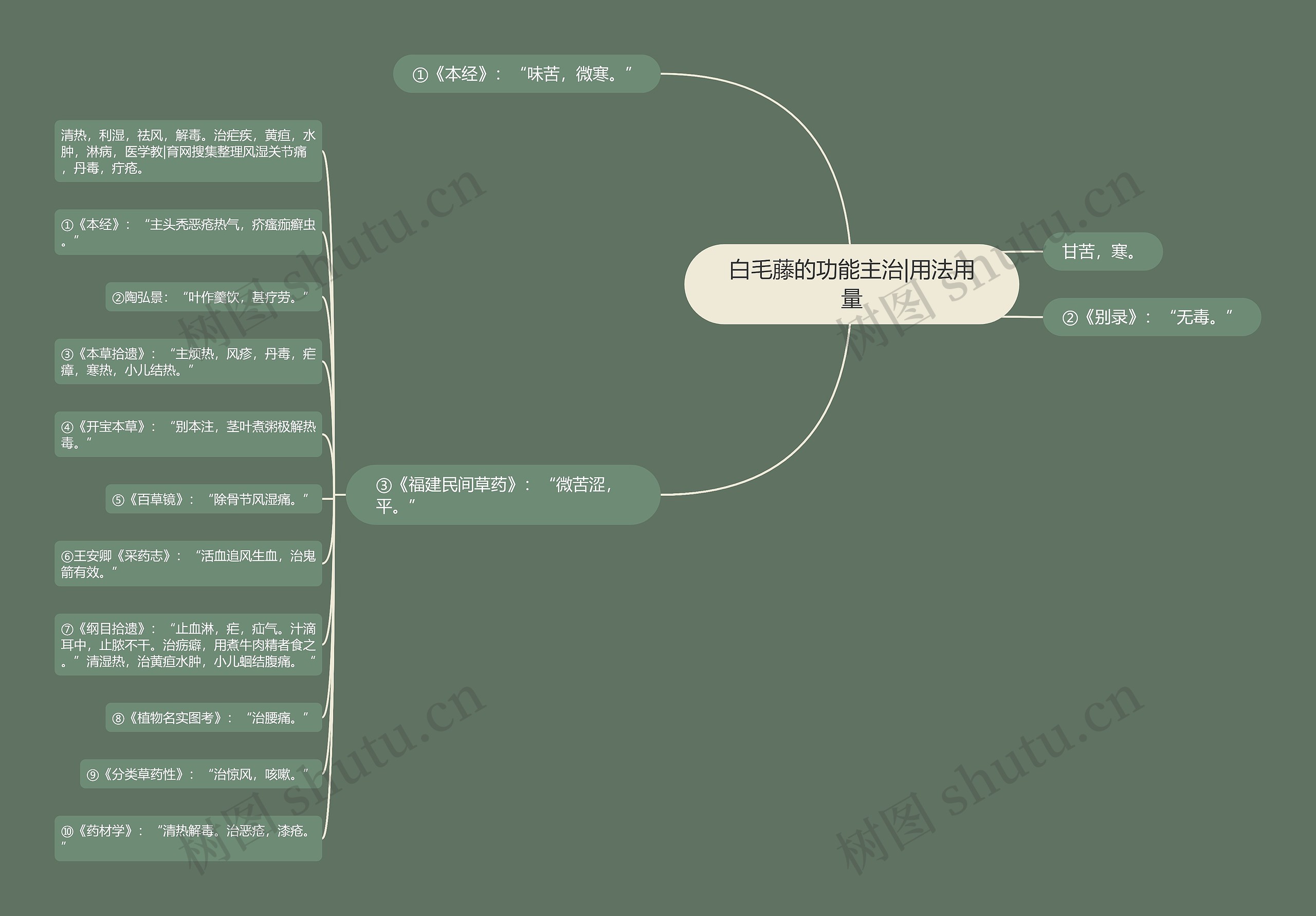 白毛藤的功能主治|用法用量 白毛藤的功能主治|用法用量