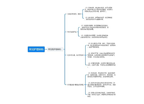 常见护理缺陷