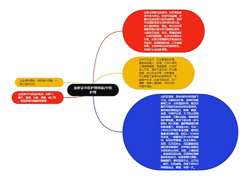 血瘀证中医护理措施/中医护理