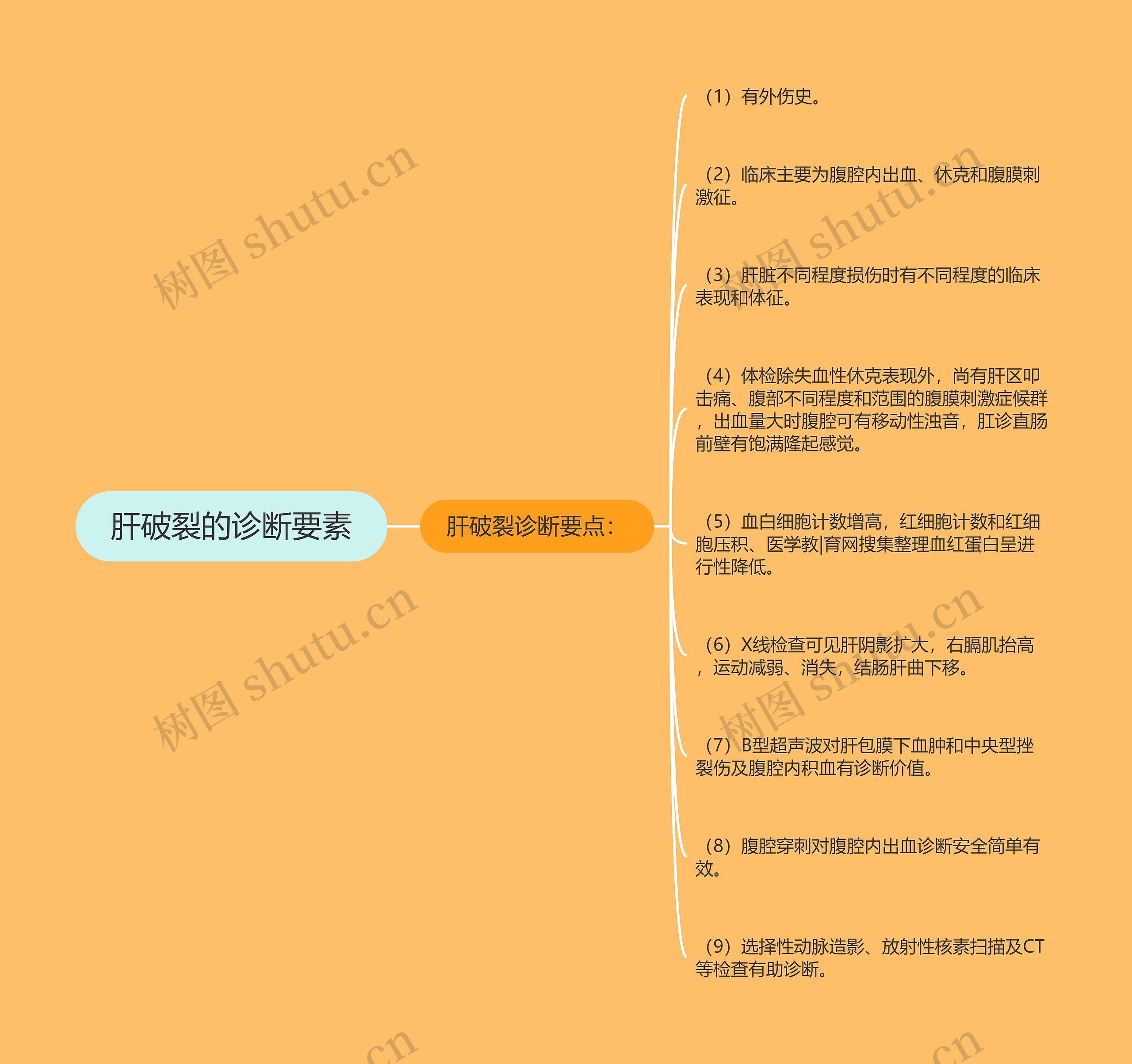 肝破裂的诊断要素