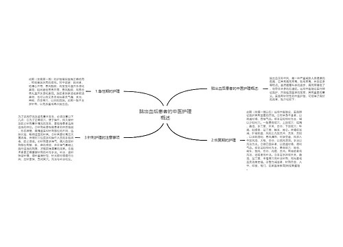 脑出血后患者的中医护理概述