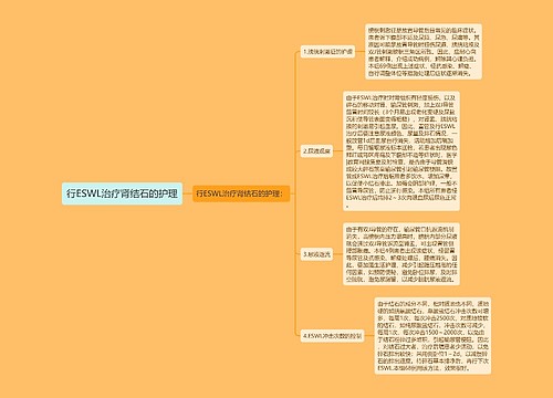 行ESWL治疗肾结石的护理