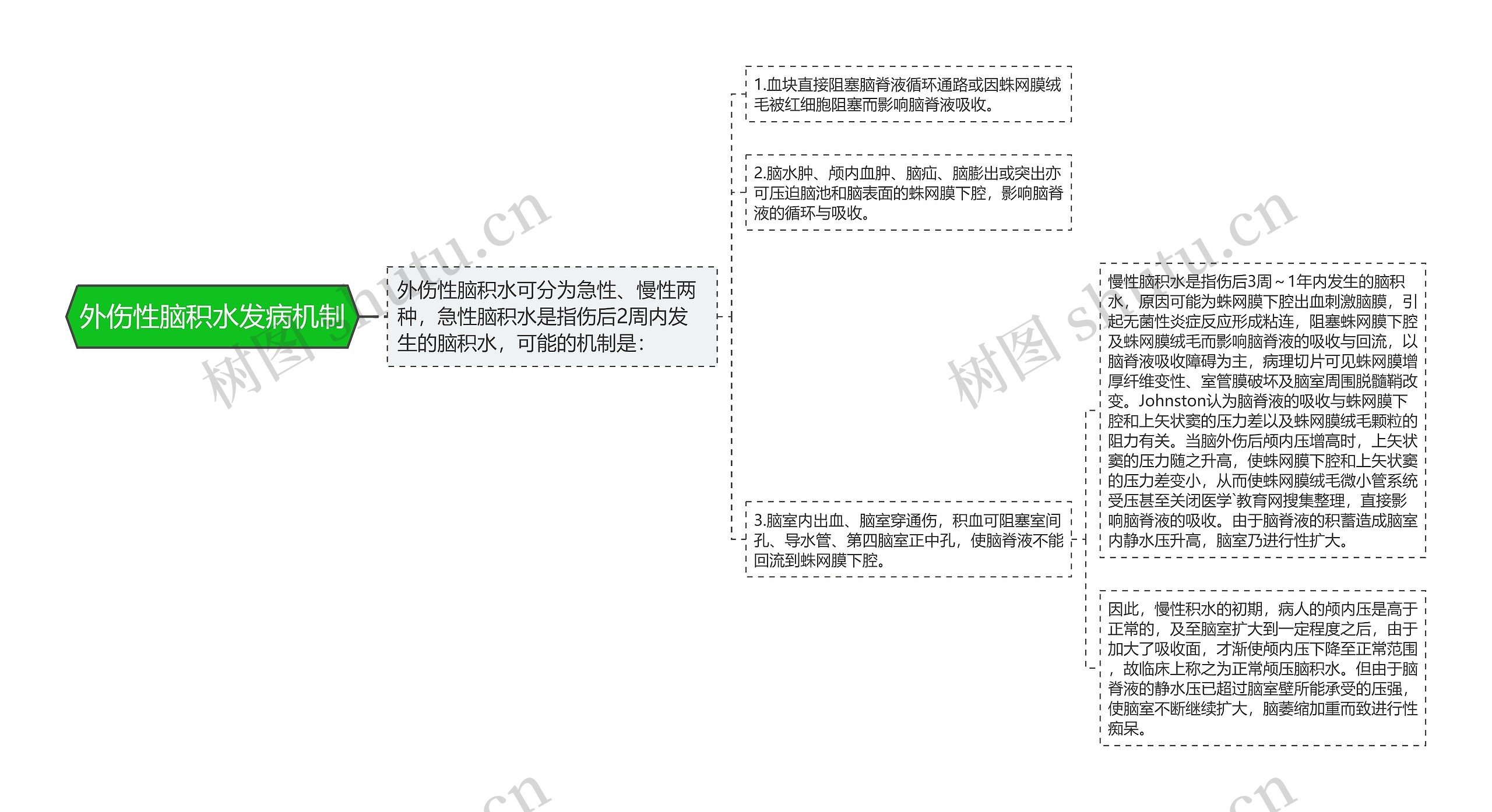 外伤性脑积水发病机制 外伤性脑积水发病机制
