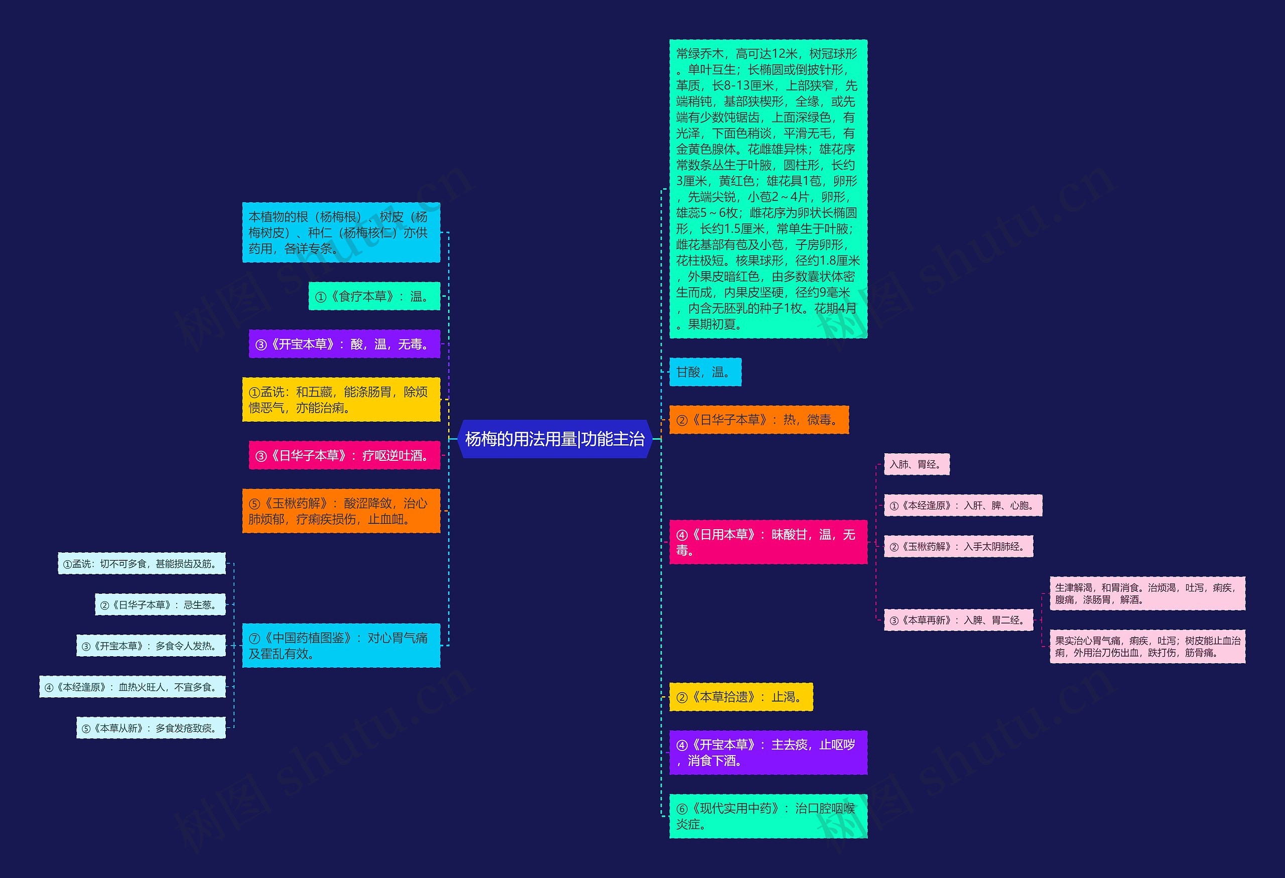 杨梅的用法用量|功能主治 杨梅的用法用量|功能主治