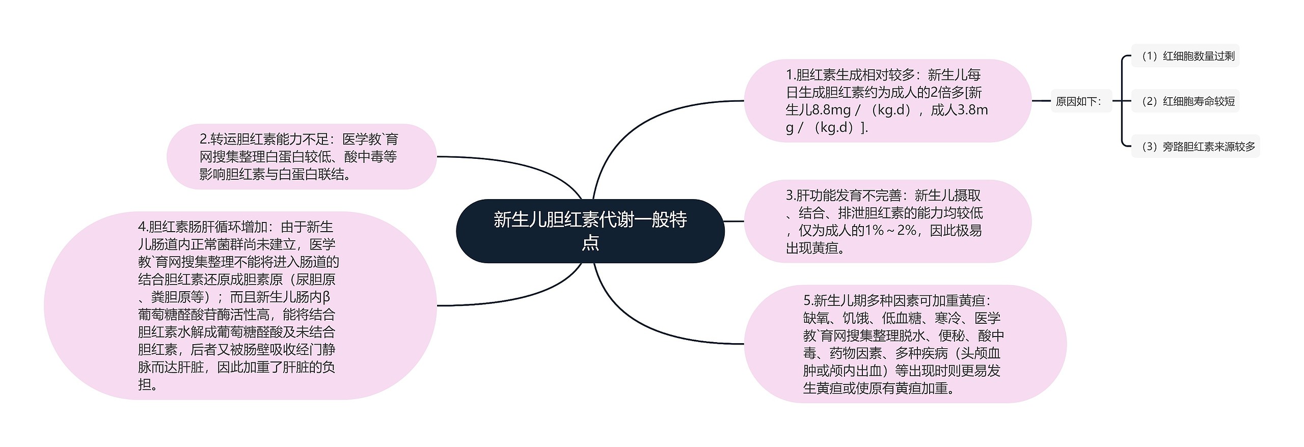 新生儿胆红素代谢一般特点 新生儿胆红素代谢一般特点