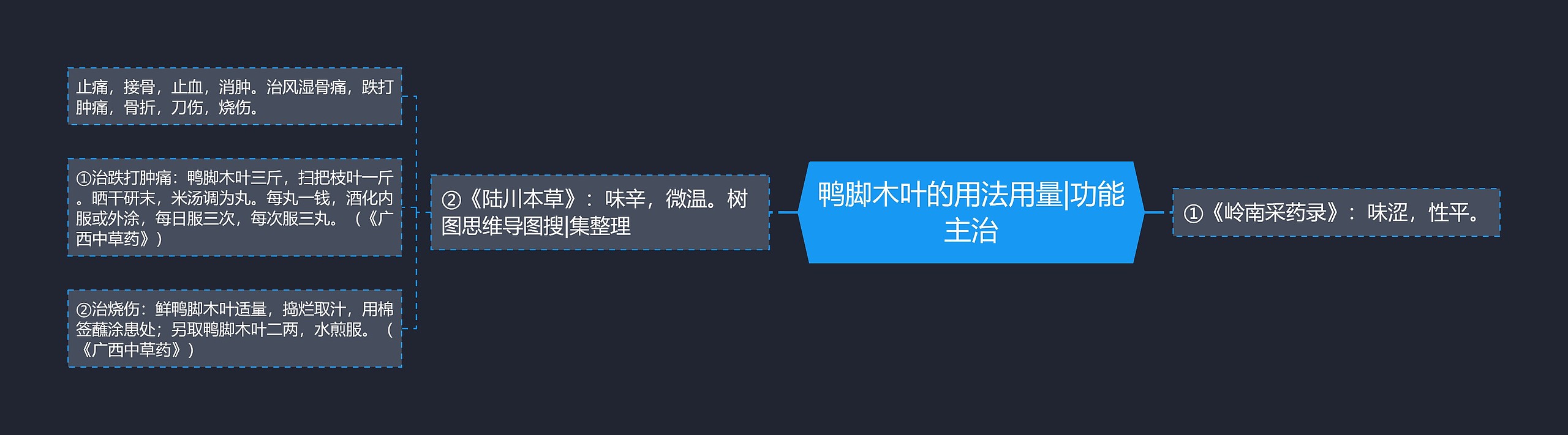 鸭脚木叶的用法用量|功能主治 鸭脚木叶的用法用量|功能主治