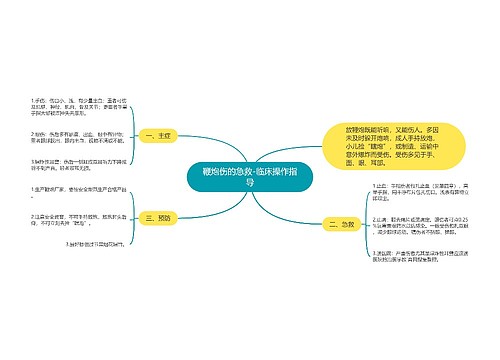 鞭炮伤的急救-临床操作指导