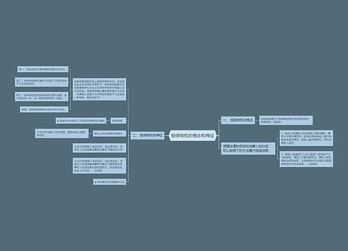 担保物权的概念和特征