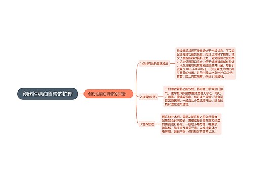 创伤性膈疝胃管的护理