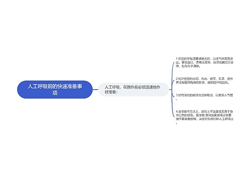 人工呼吸前的快速准备事项