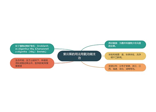 紫云菜的用法用量|功能主治