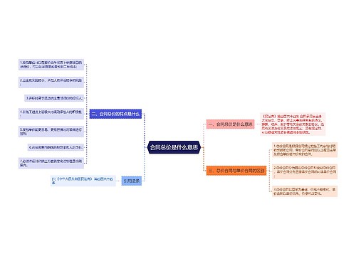 合同总价是什么意思