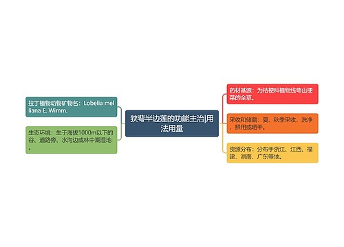 狭萼半边莲的功能主治|用法用量