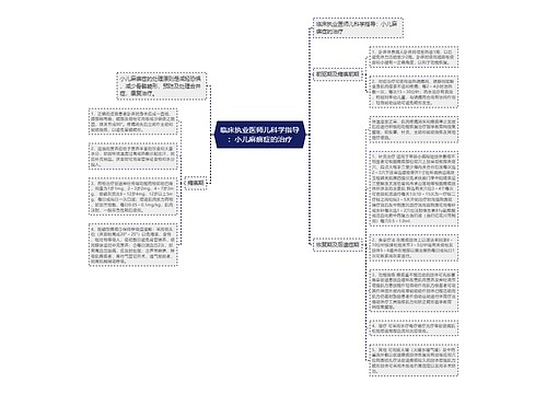 临床执业医师儿科学指导：小儿麻痹症的治疗