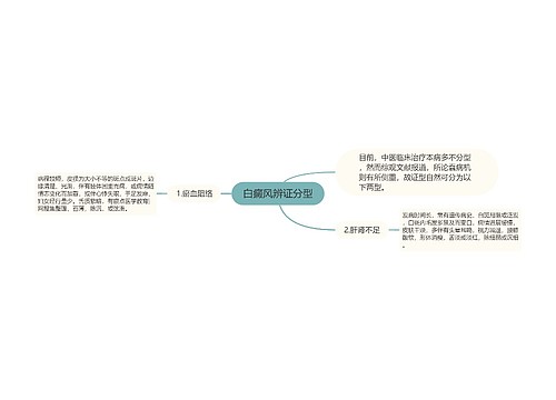 白癜风辨证分型